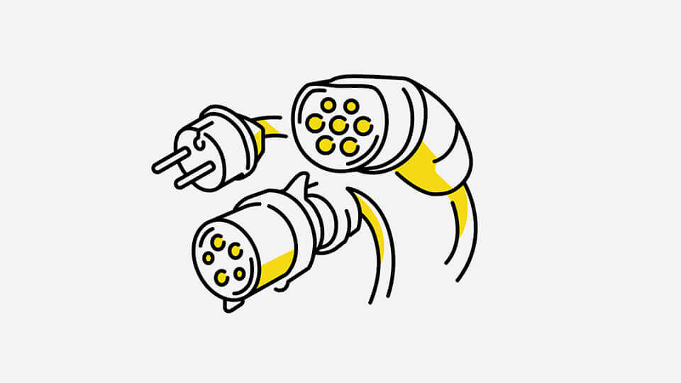 Opel e-mobilnost - Kabeli: Univerzalni punjač, Ilustracija