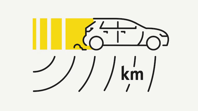 Doseg električne vožnje.